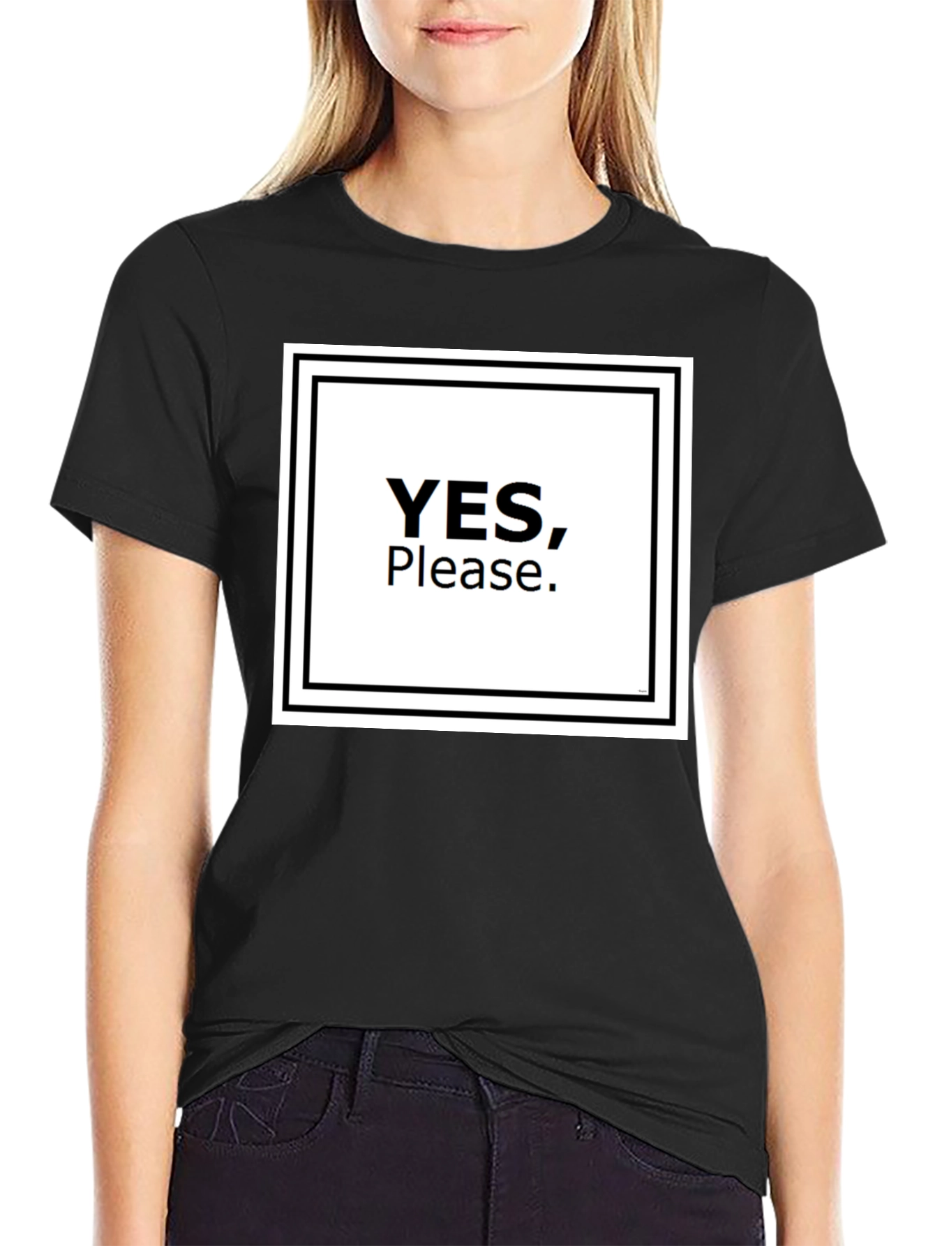 Yes Please T-Shirt - Bold Graphic Tee