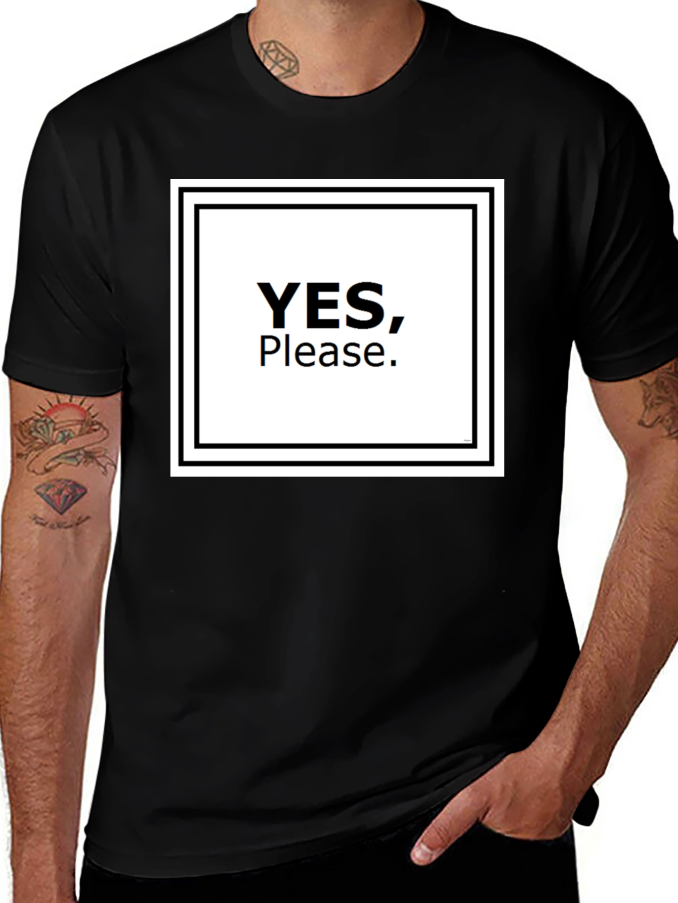 Yes Please T-Shirt - Bold Graphic Tee