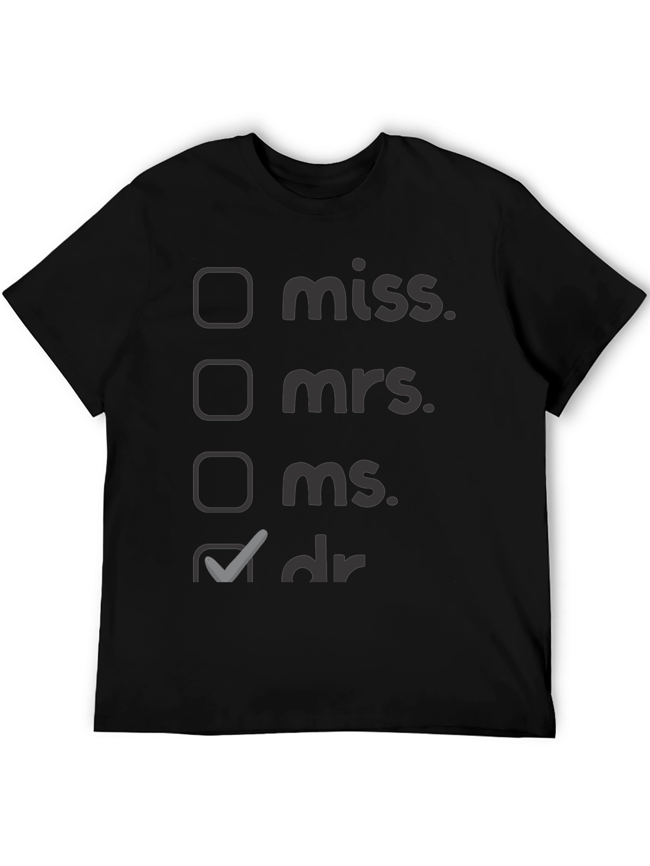 Doctor Title T-Shirt - Novelty Apparel
