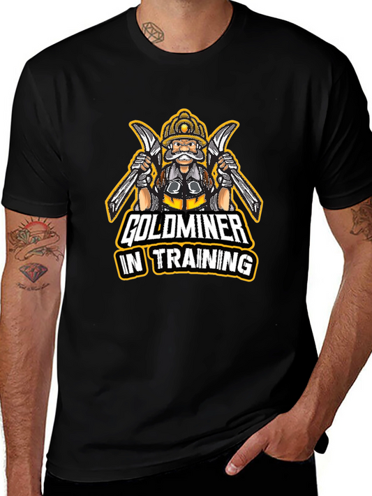 Goldminer in Training Graphic T-Shirt - Black