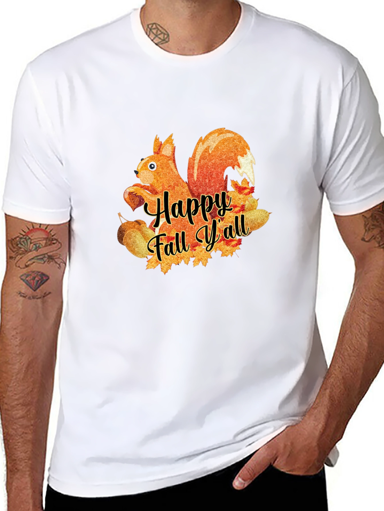 Happy Fall Yall Squirrel T-Shirt
