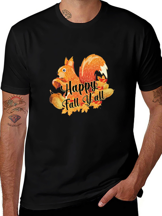 Happy Fall Yall Squirrel T-Shirt