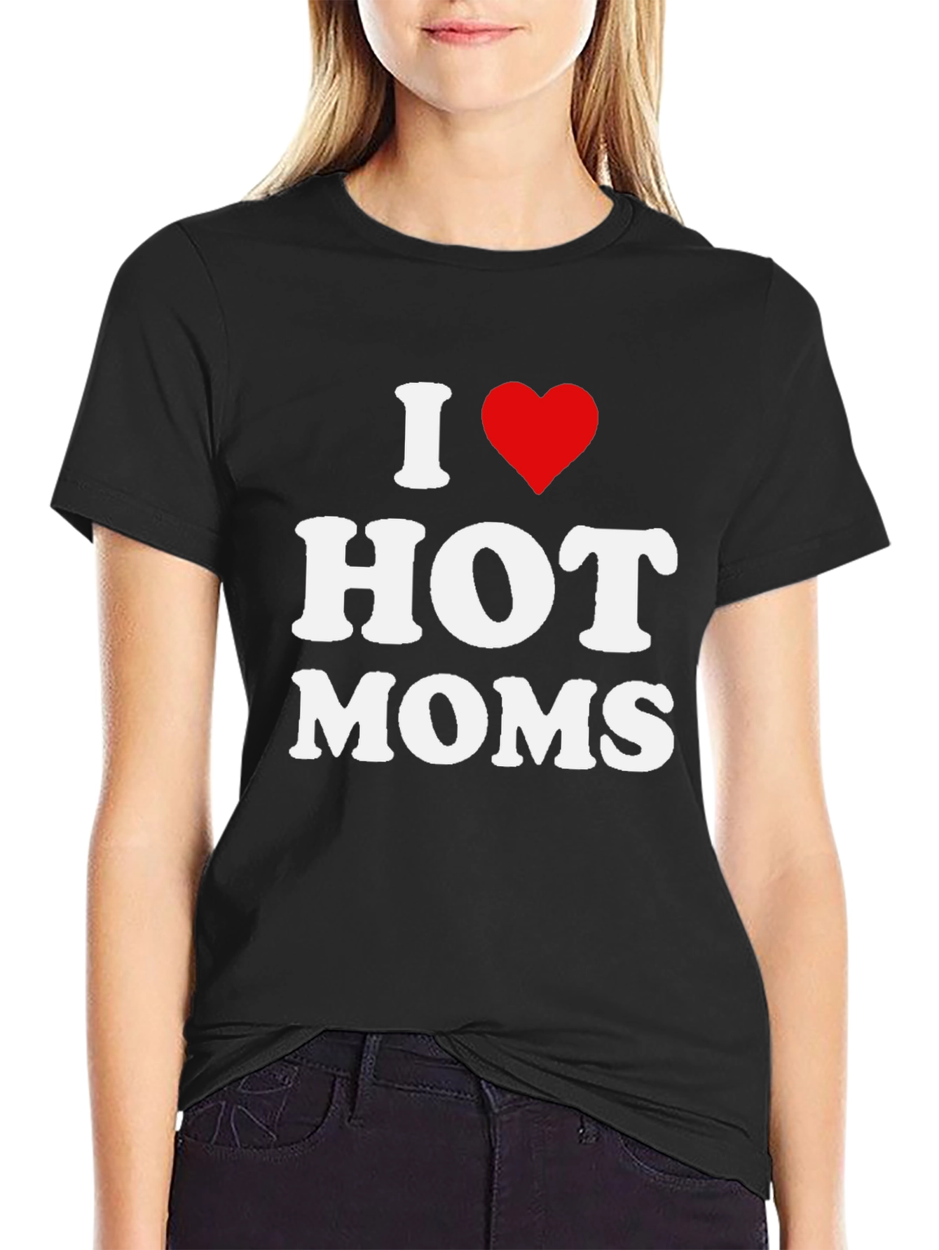 I Heart Hot Moms Graphic T-Shirt
