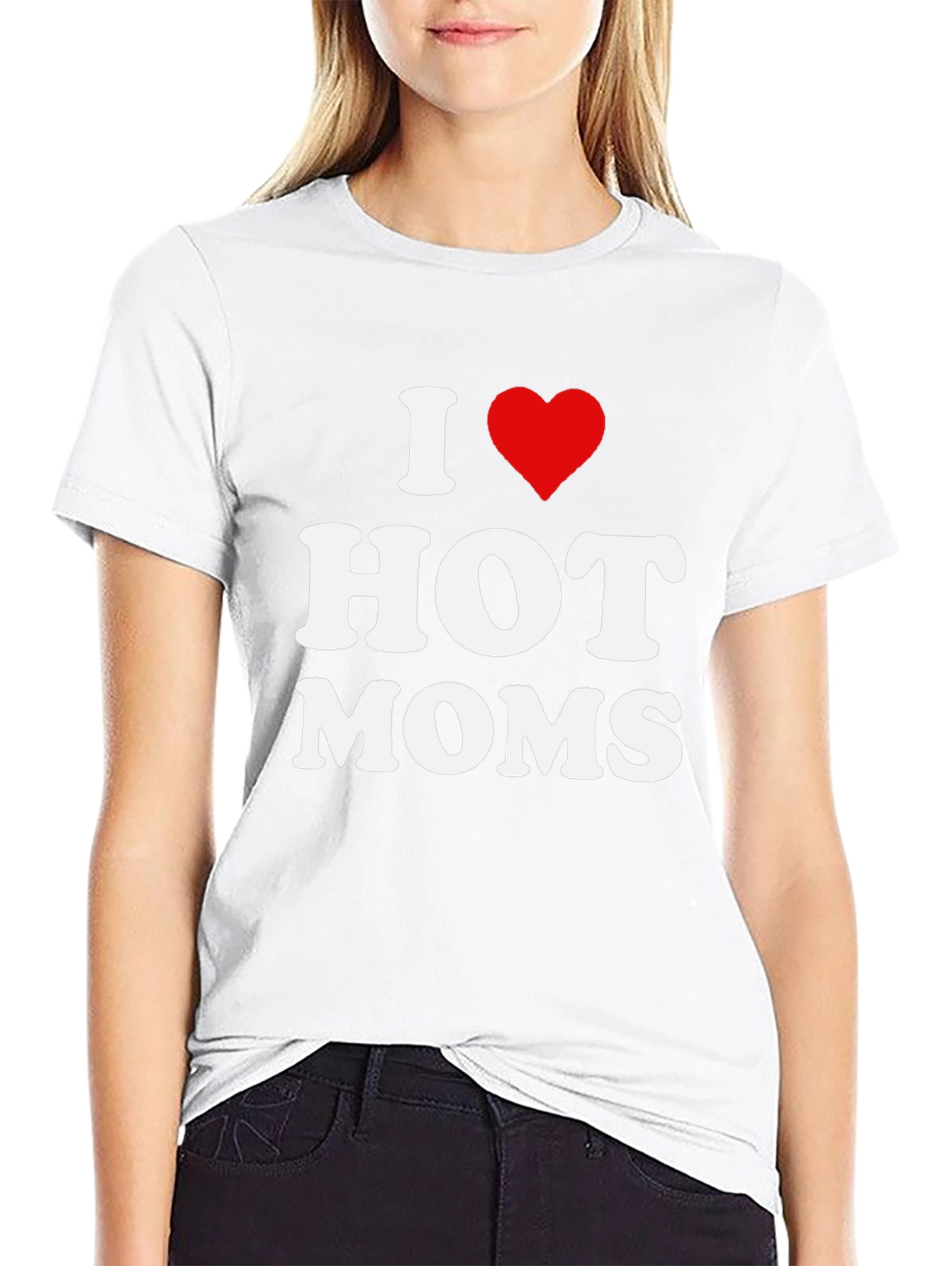 I Heart Hot Moms Graphic T-Shirt