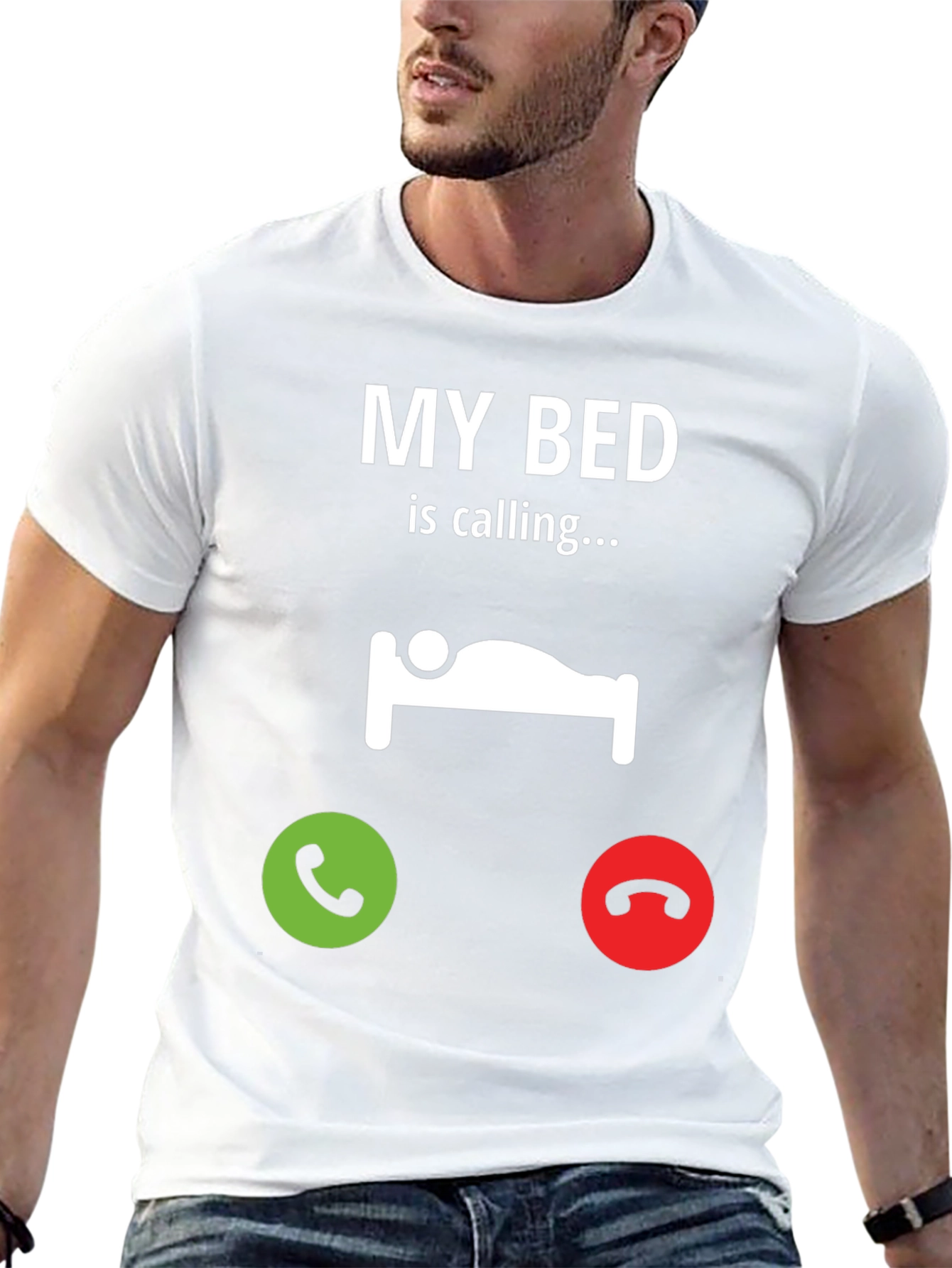 My Bed is Calling Black T-Shirt