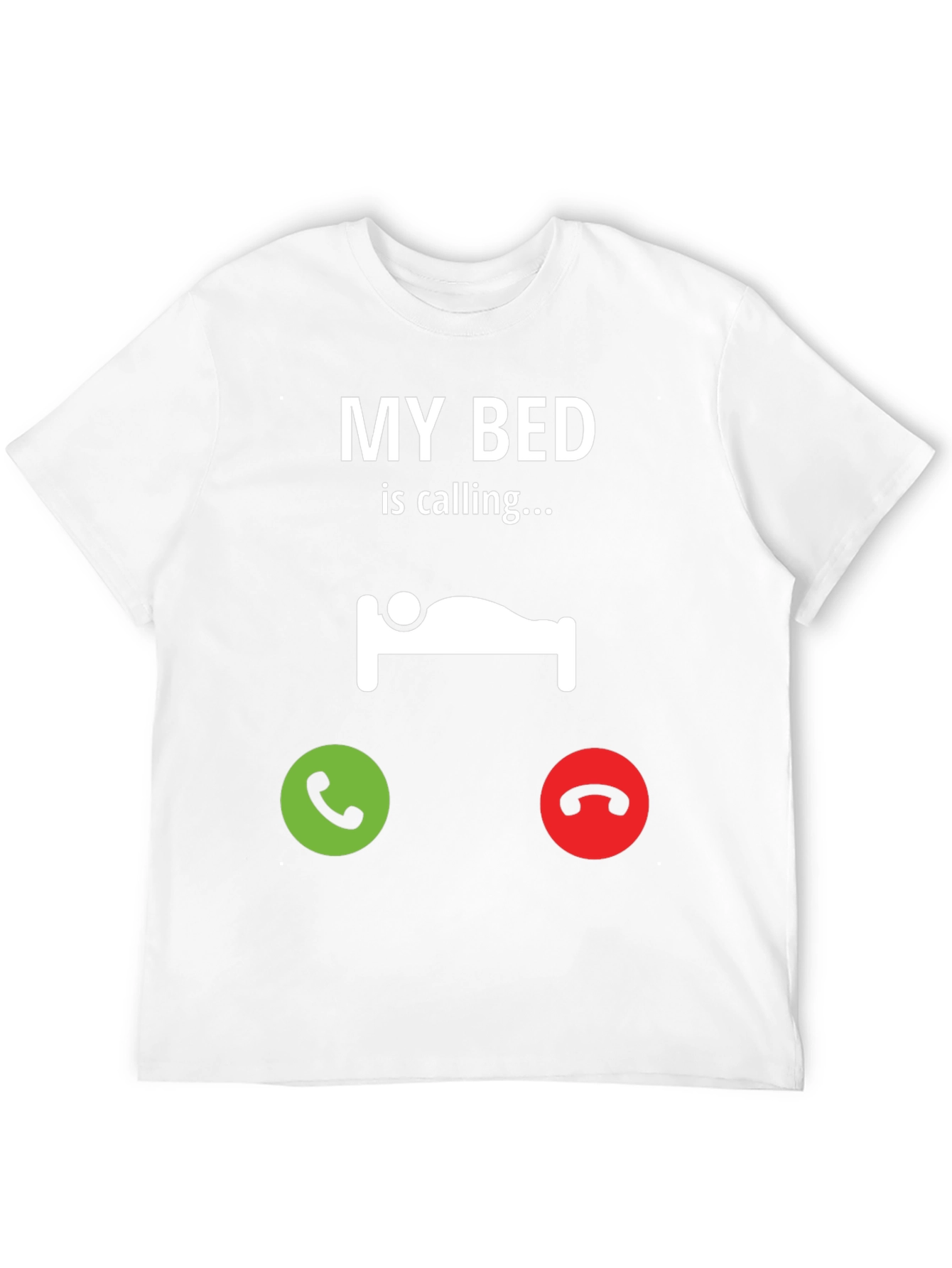 My Bed is Calling Black T-Shirt