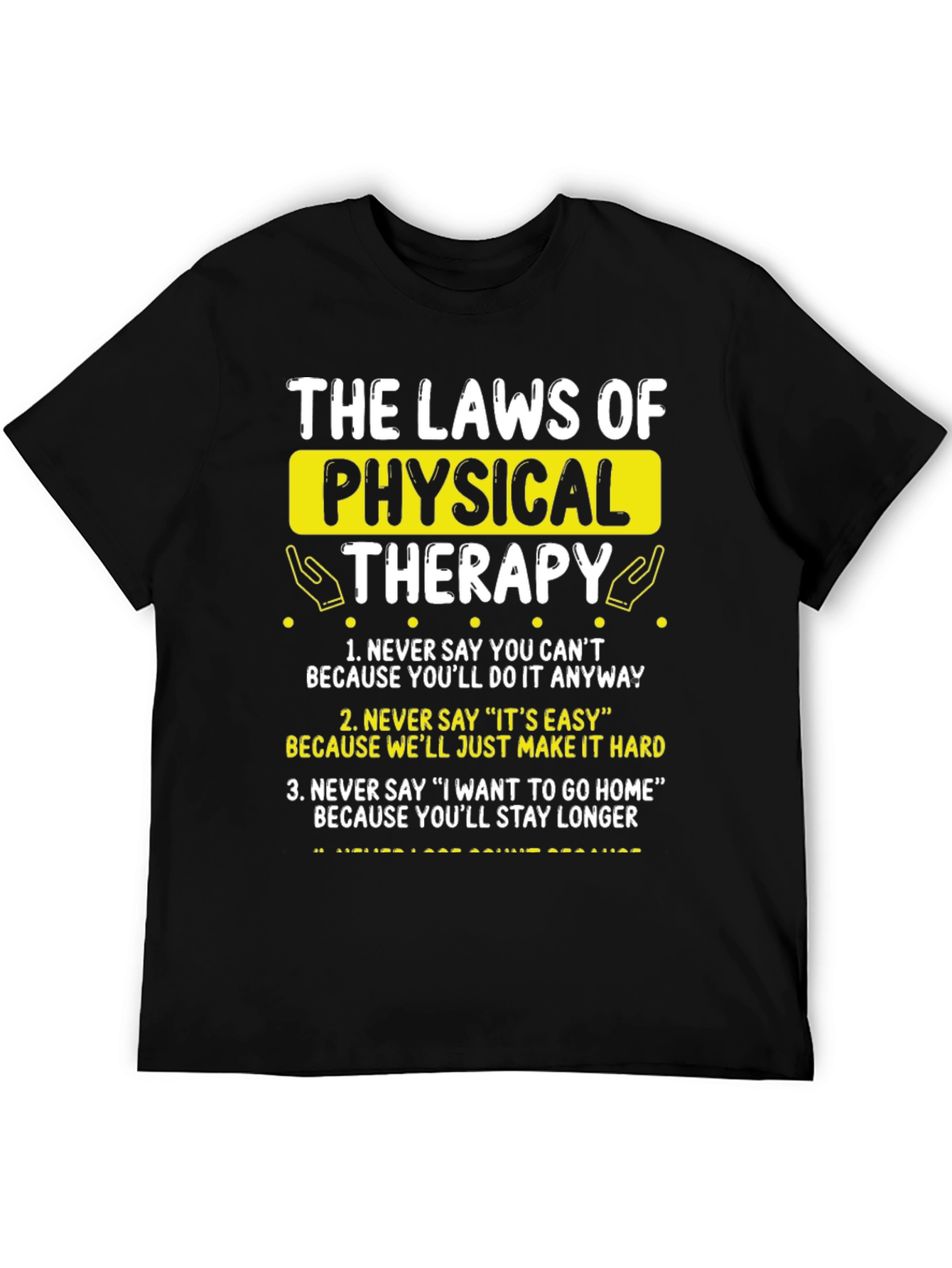Physical Therapy Laws Graphic T-Shirt