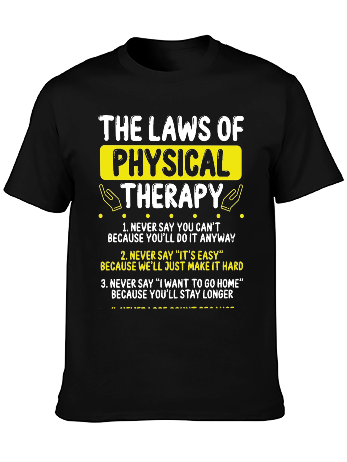 Physical Therapy Laws Graphic T-Shirt