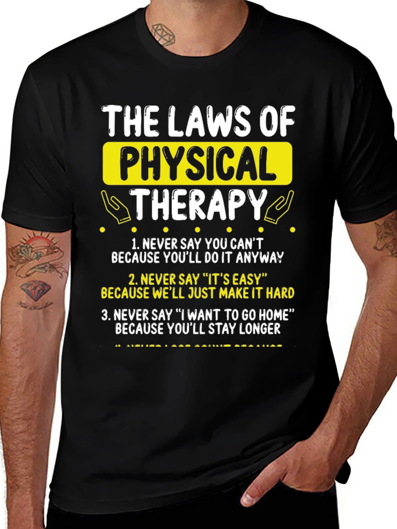 Physical Therapy Laws Graphic T-Shirt