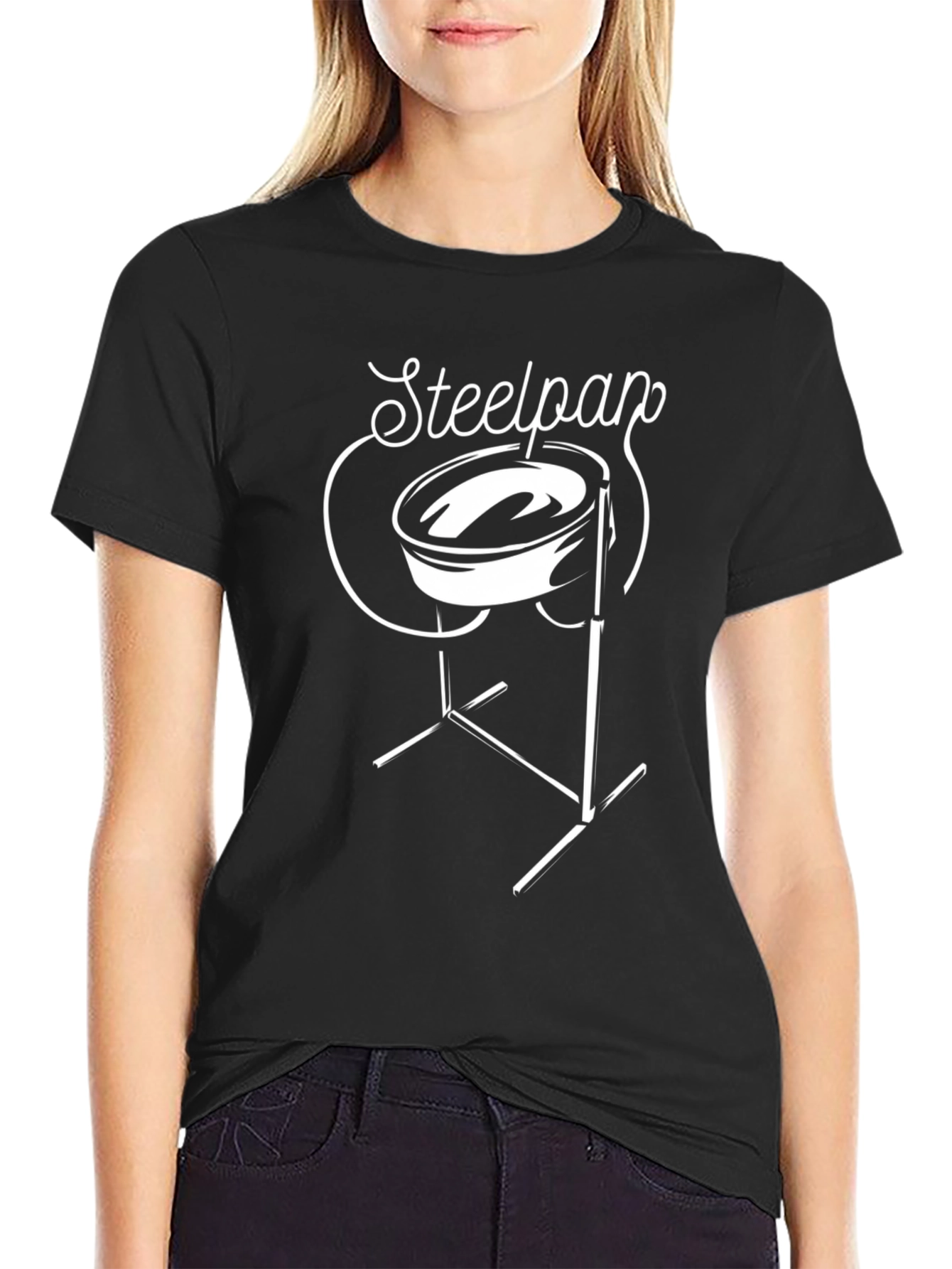 Steelpan Musician T-Shirt - Black Graphic Tee