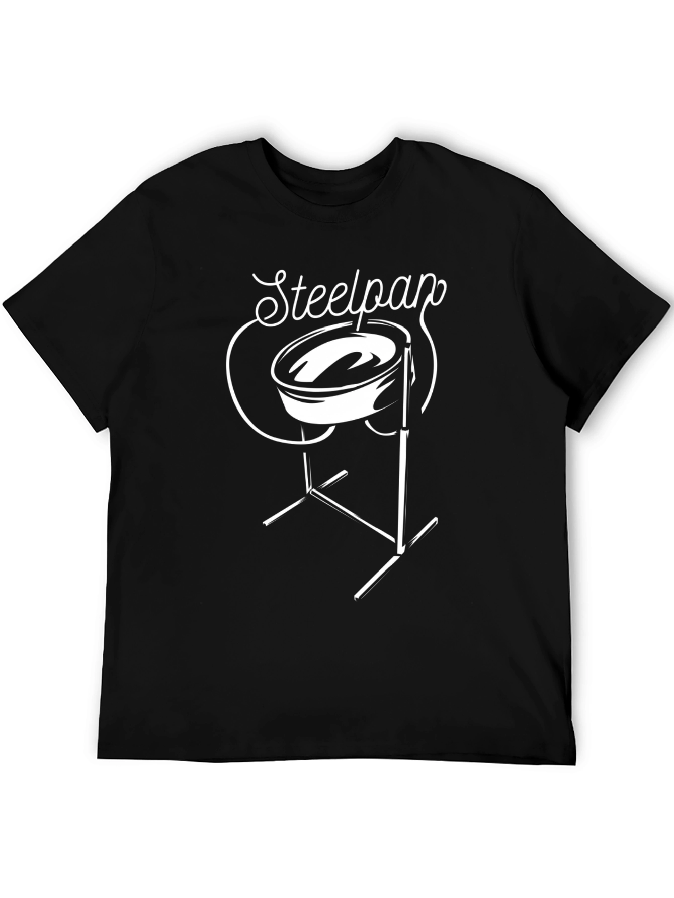Steelpan Musician T-Shirt - Black Graphic Tee