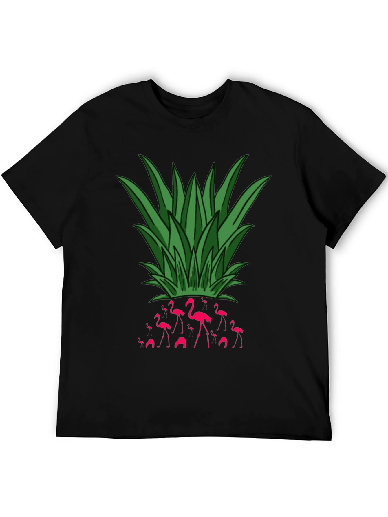 Flamingo Pineapple Graphic Tee - Tropical Vibe