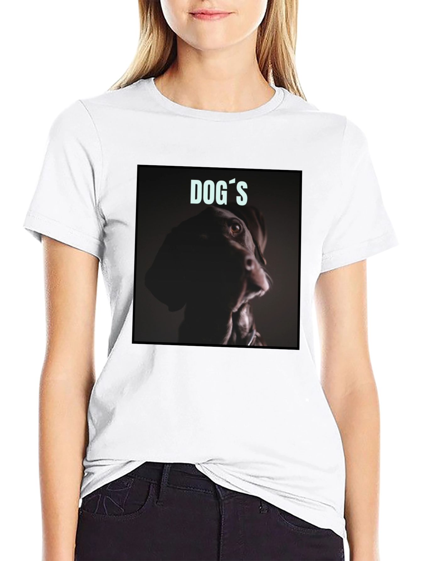Dogs Tee - Stylish Graphic Black T-Shirt