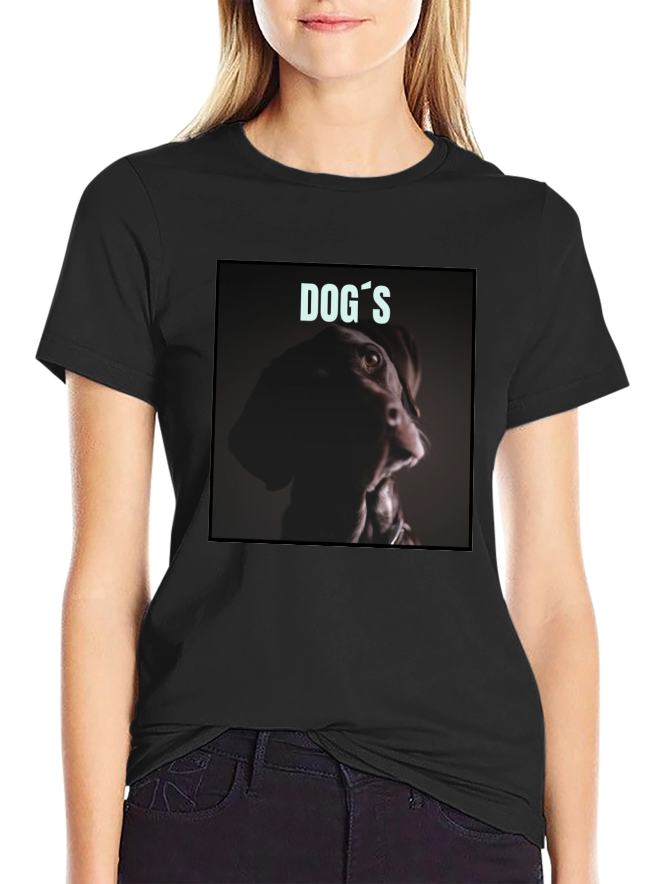 Dogs Tee - Stylish Graphic Black T-Shirt