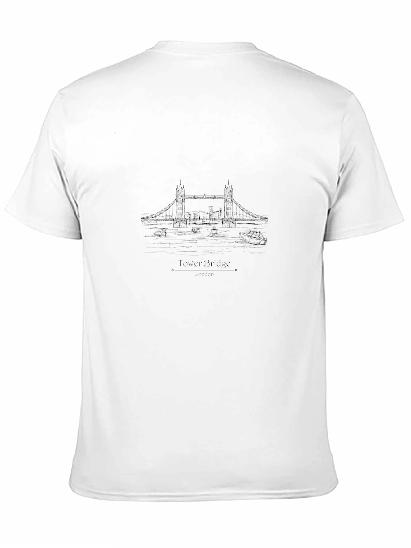 Tower Bridge Graphic Tee - London Landmark T-Shirt