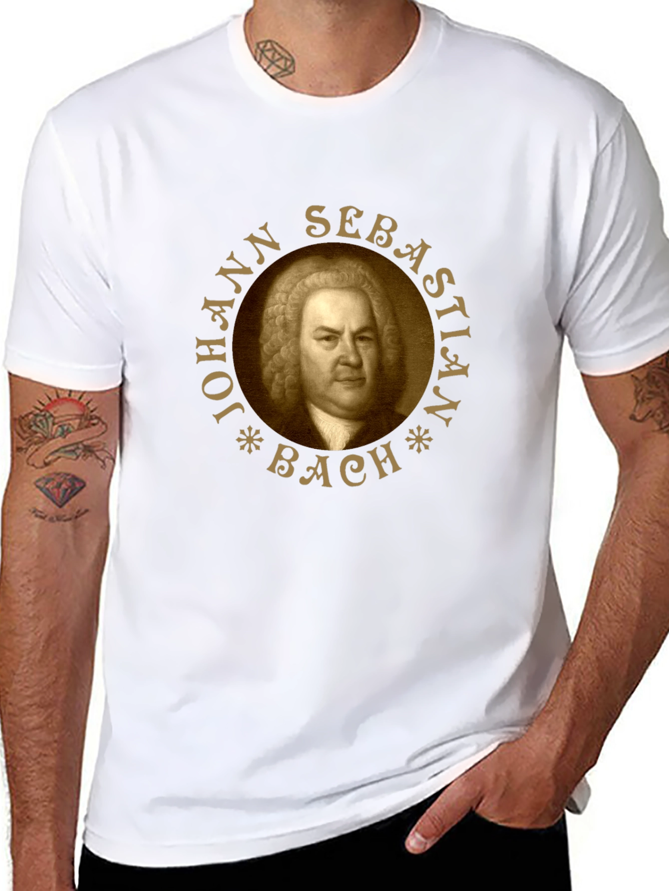 Johann Sebastian Bach T-Shirt - Classic Composer Tee