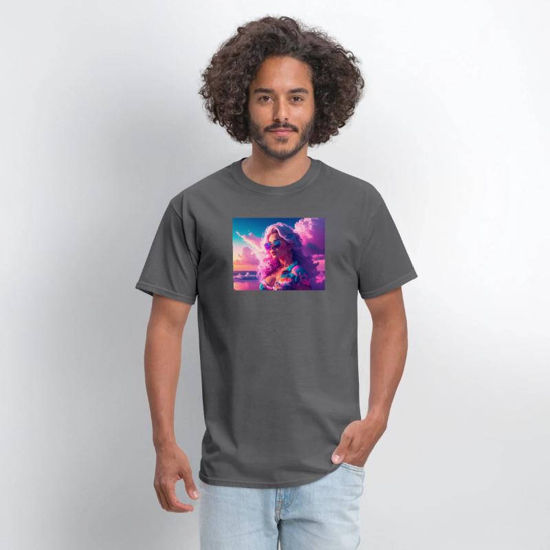 Vibrant Beach Sunset Portrait