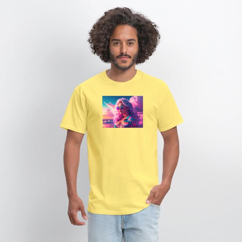 Vibrant Beach Sunset Portrait