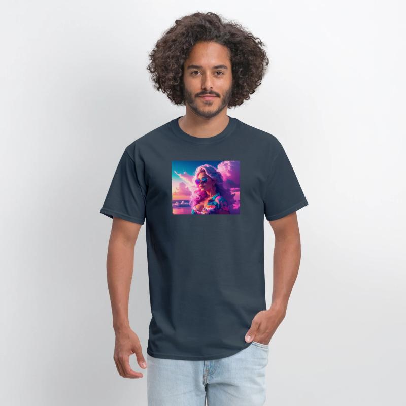 Vibrant Beach Sunset Portrait