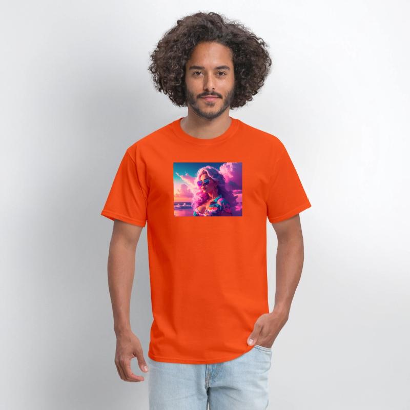 Vibrant Beach Sunset Portrait