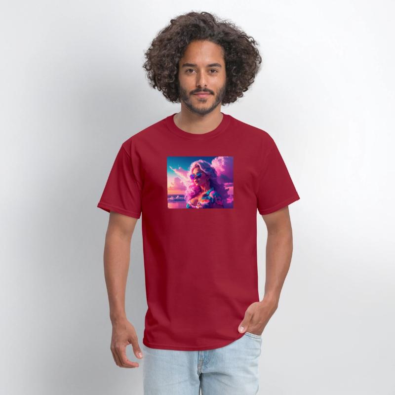 Vibrant Beach Sunset Portrait