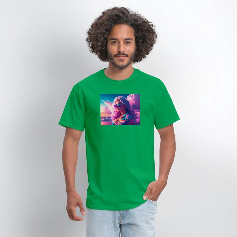 Vibrant Beach Sunset Portrait