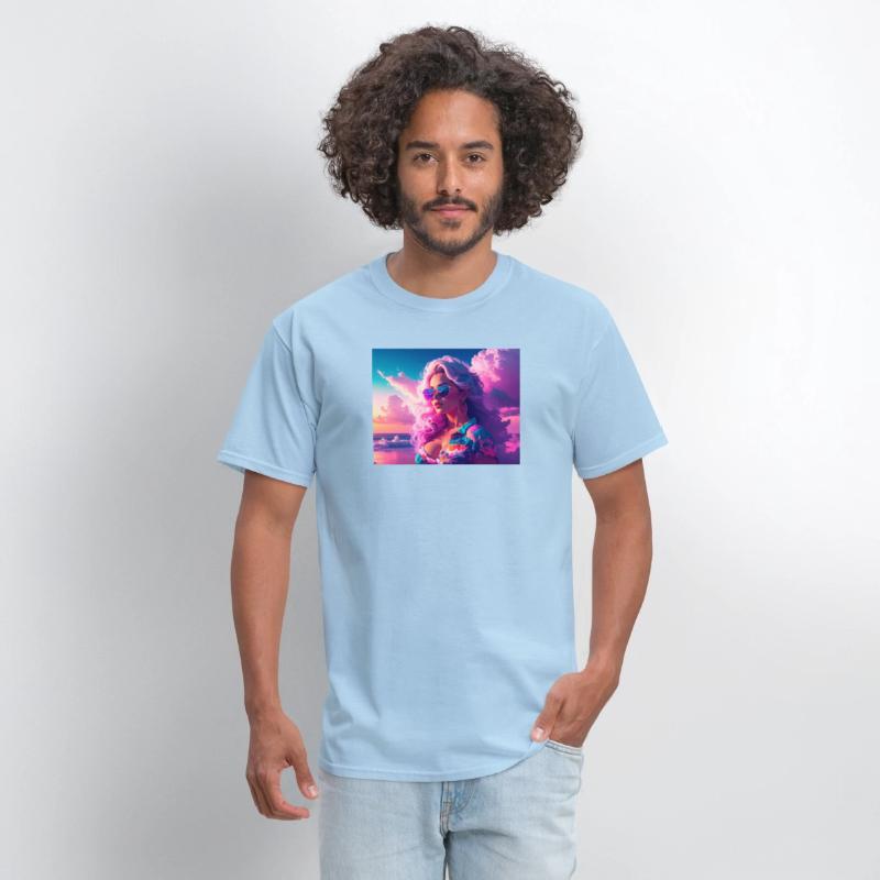 Vibrant Beach Sunset Portrait