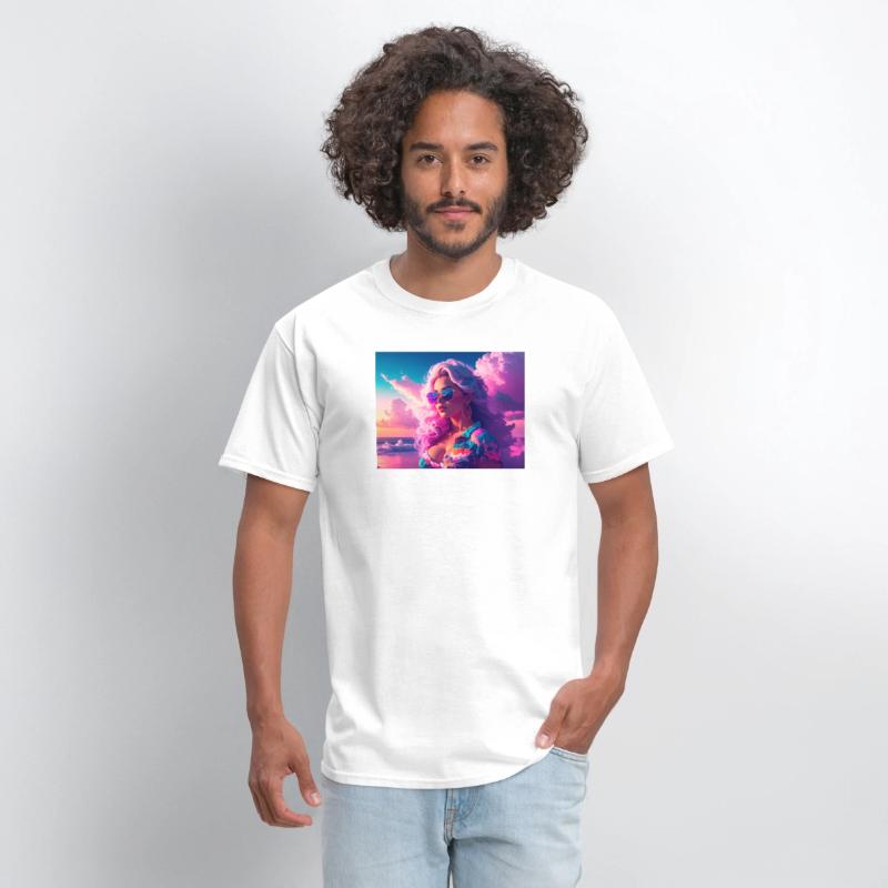 Vibrant Beach Sunset Portrait