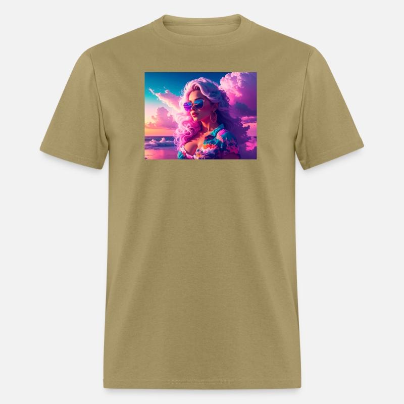 Vibrant Beach Sunset Portrait