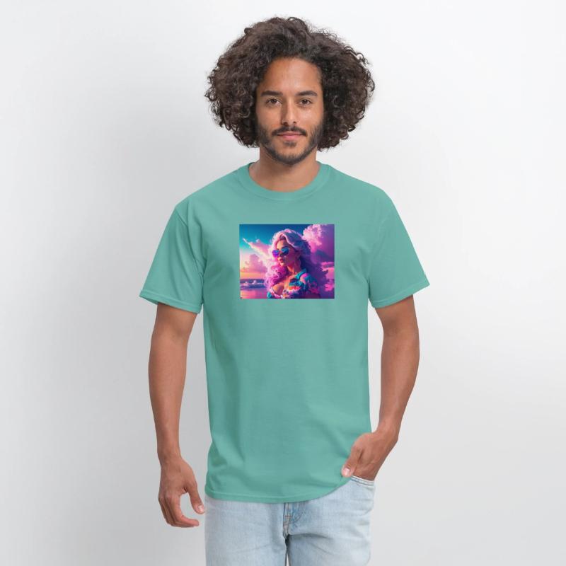 Vibrant Beach Sunset Portrait