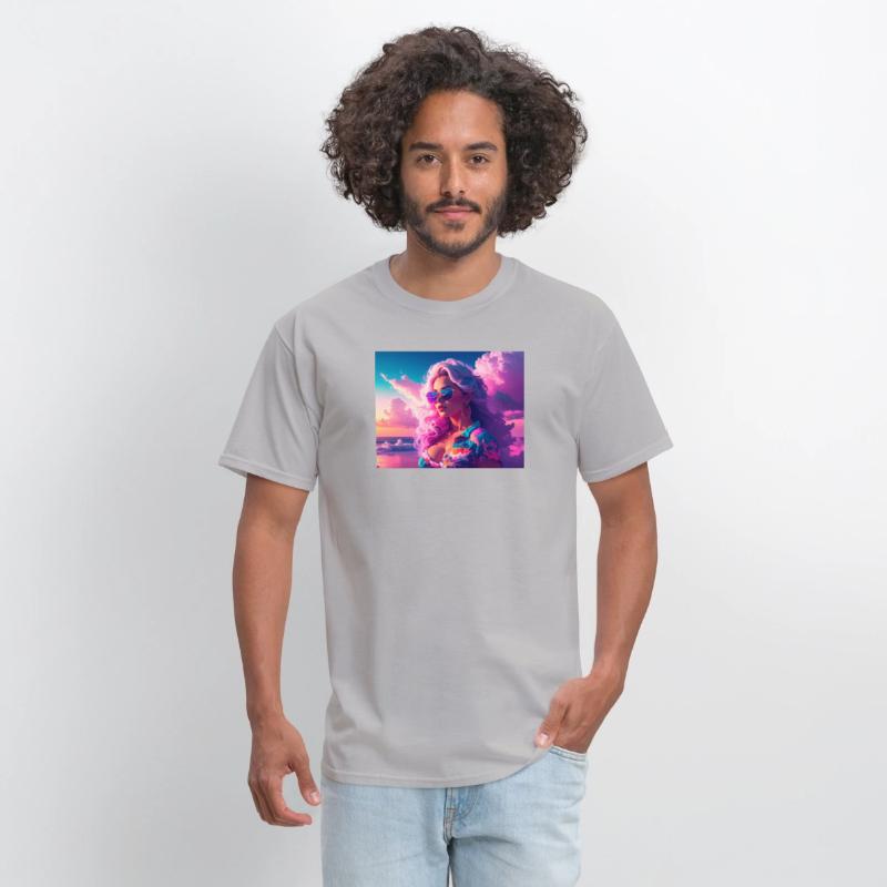 Vibrant Beach Sunset Portrait