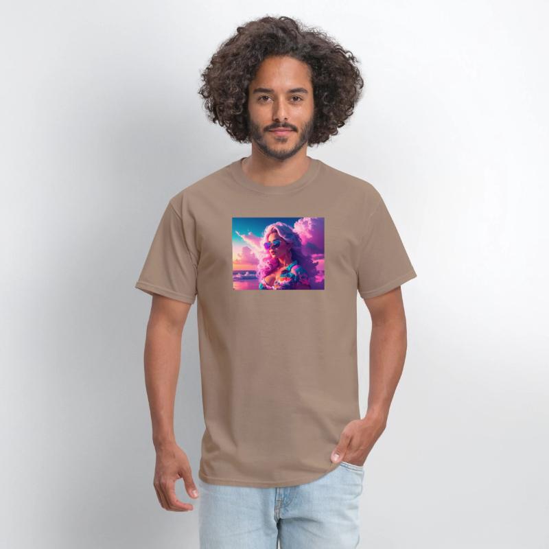 Vibrant Beach Sunset Portrait