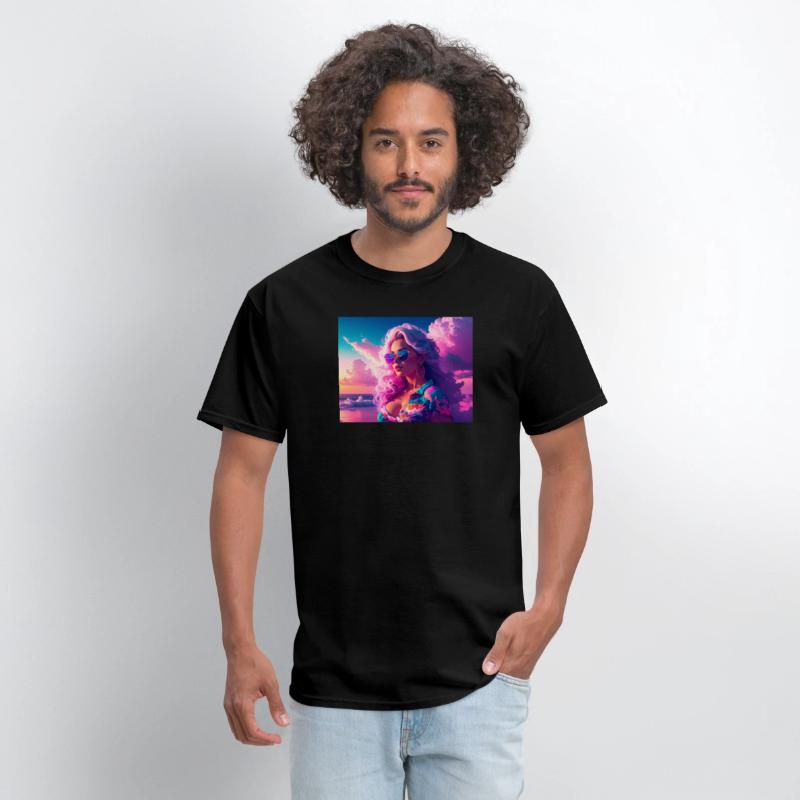 Vibrant Beach Sunset Portrait