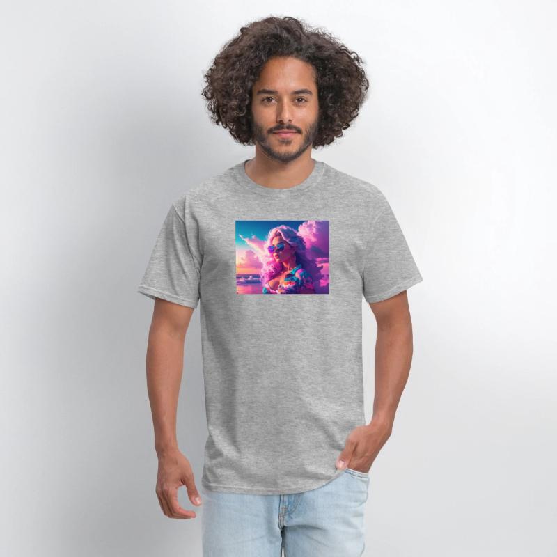 Vibrant Beach Sunset Portrait