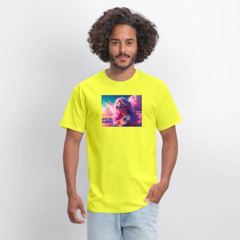 Vibrant Beach Sunset Portrait