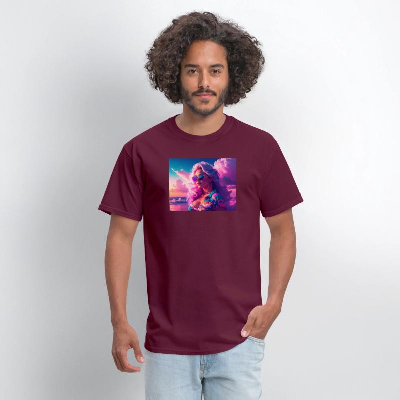 Vibrant Beach Sunset Portrait