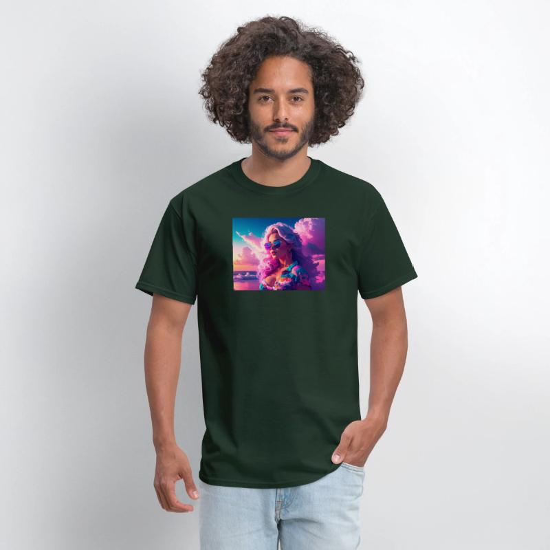 Vibrant Beach Sunset Portrait