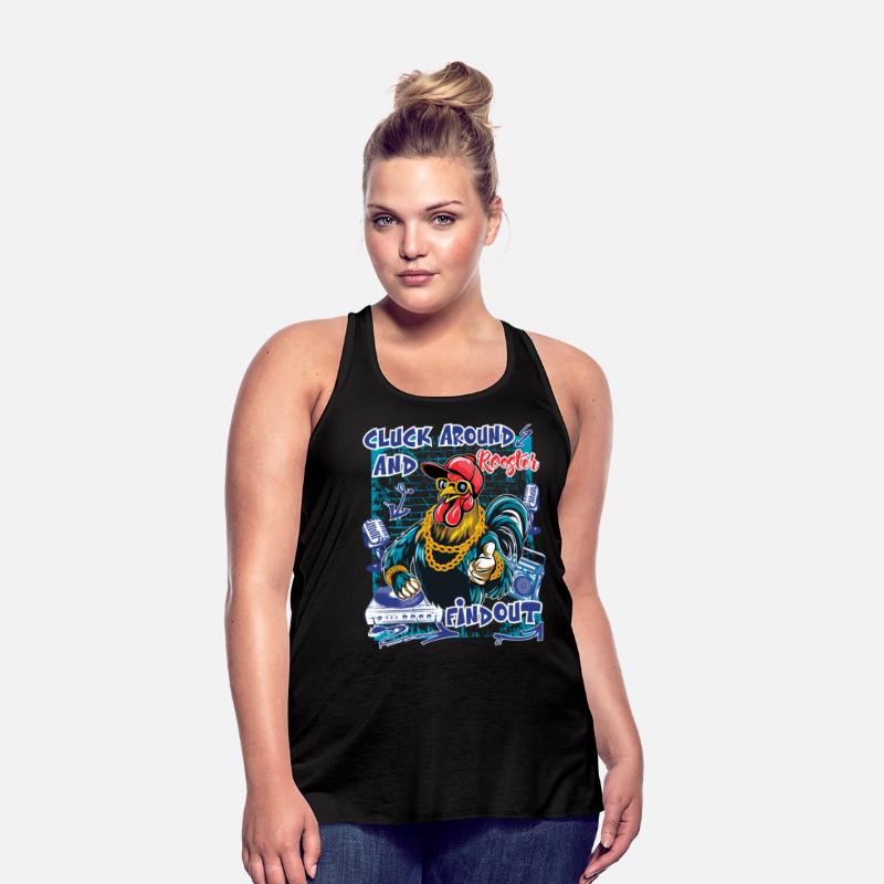 Vibrant Urban T shirt Featuring Hip Hop Chicken