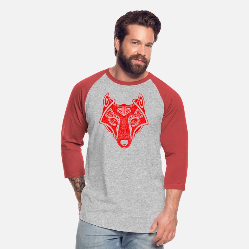 Viking wolf red Fenrir valhalla