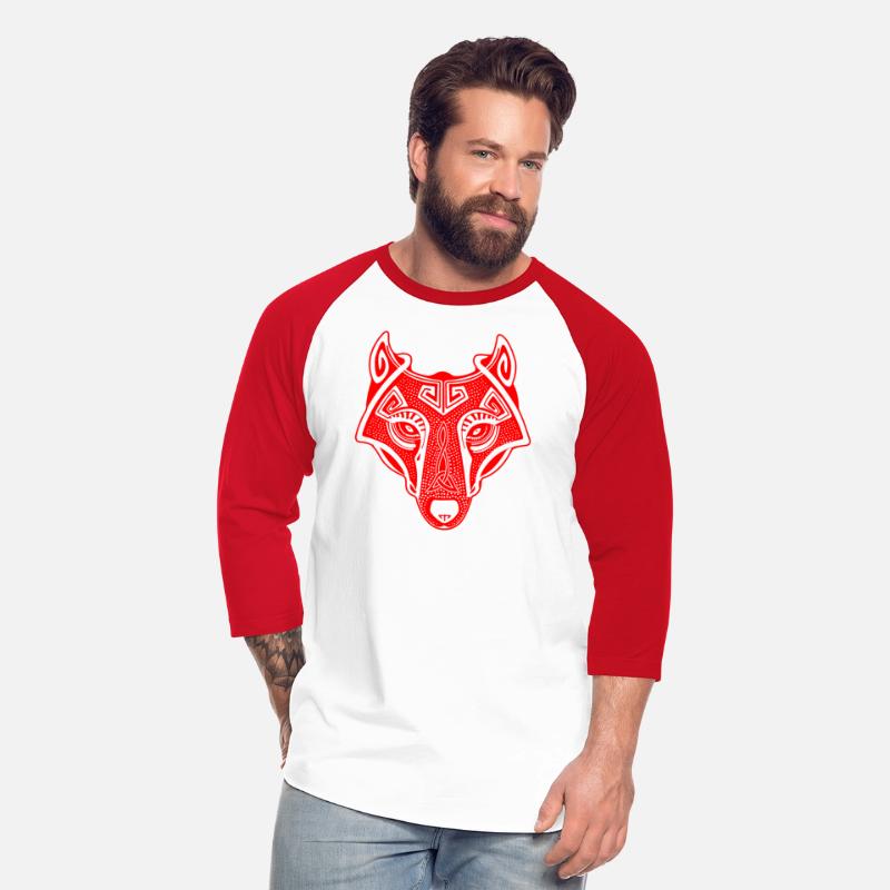 Viking wolf red Fenrir valhalla