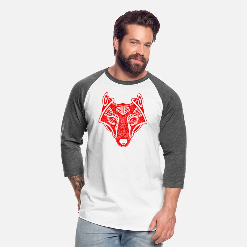 Viking wolf red Fenrir valhalla