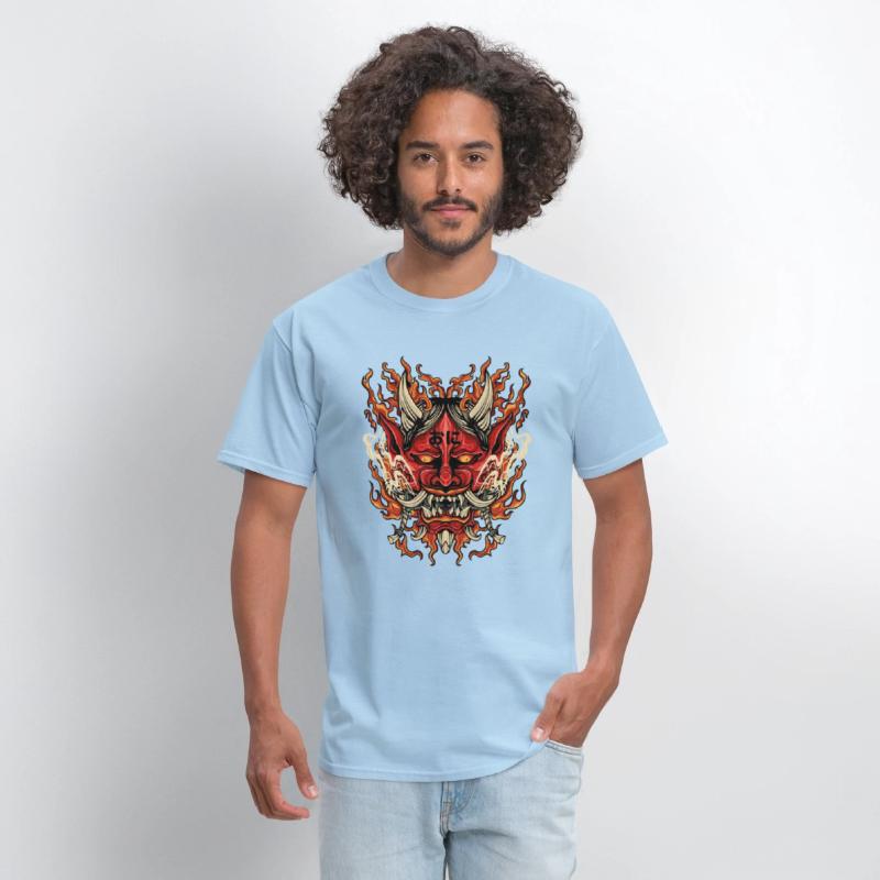 Vintage Japanese Red Hannya Demon Tattoo