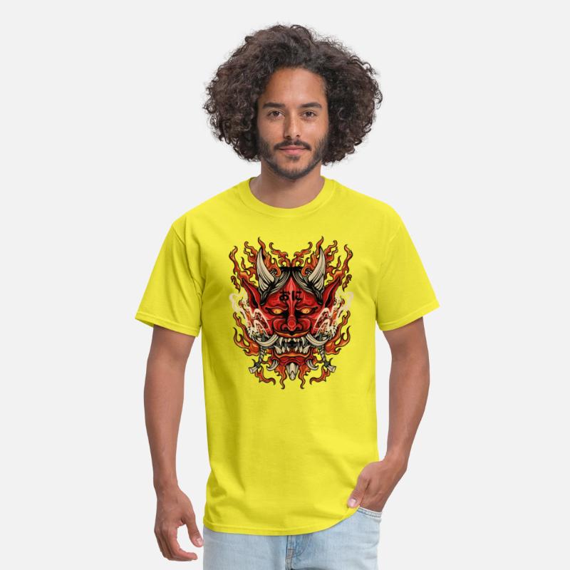 Vintage Japanese Red Hannya Demon Tattoo