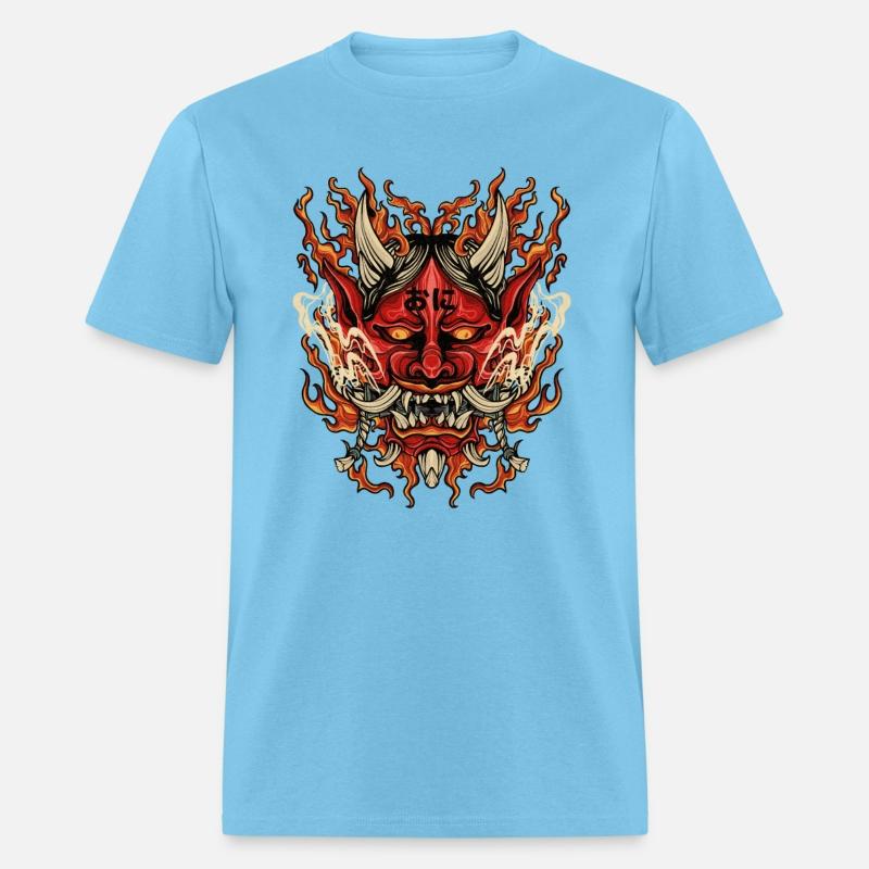 Vintage Japanese Red Hannya Demon Tattoo