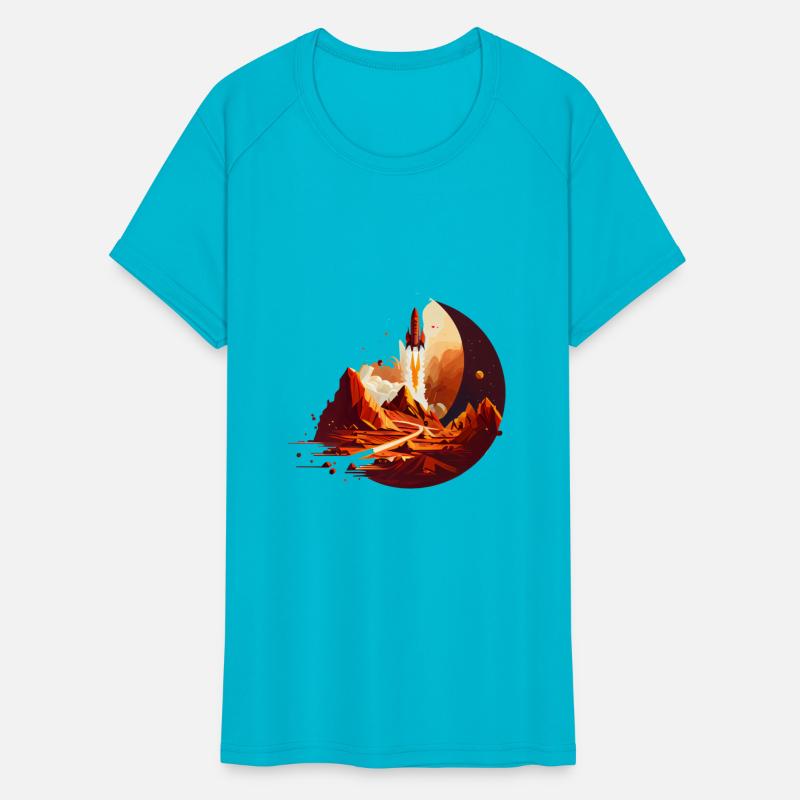 Vintage Space Science Mars Fiction Geek Solar