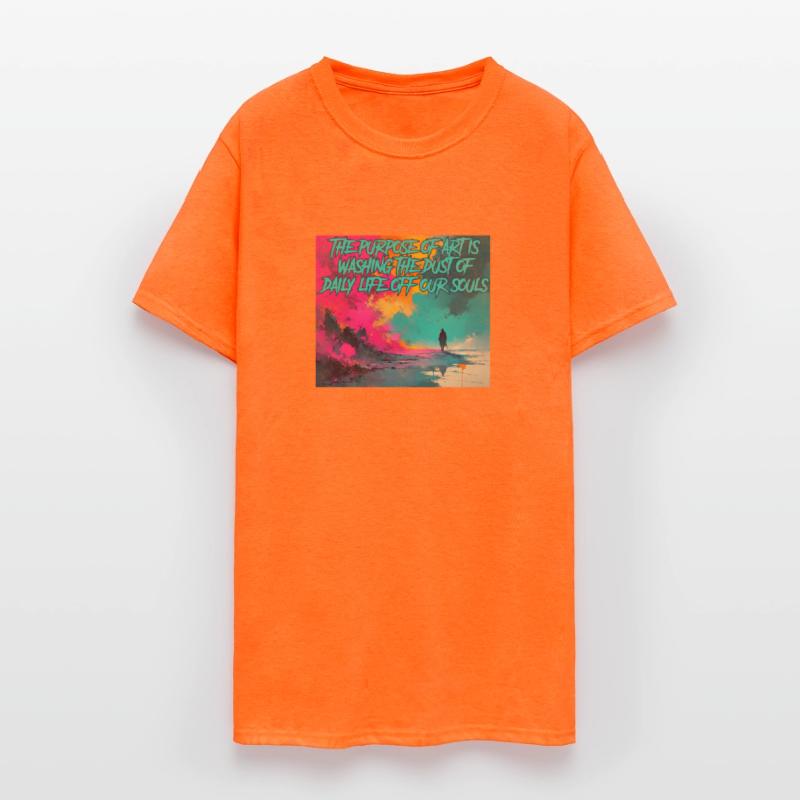 Vintage The purpose of art is washing the dust of