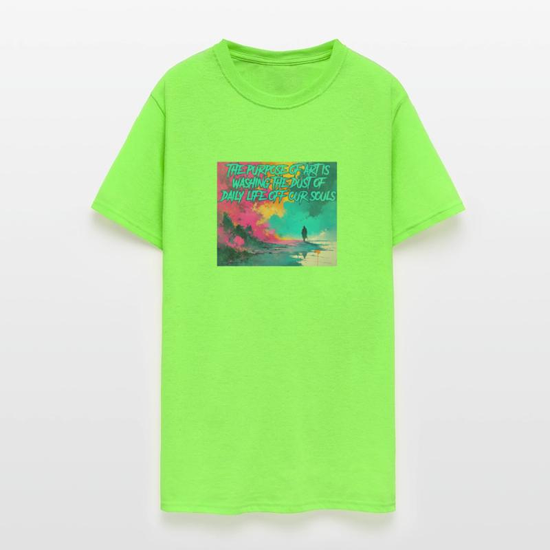 Vintage The purpose of art is washing the dust of