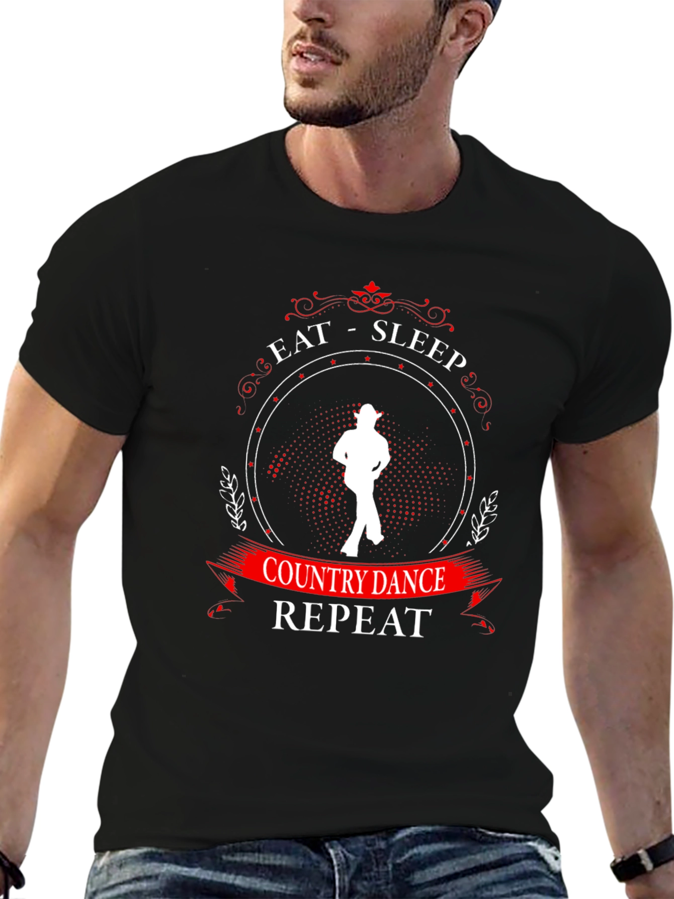 Eat Sleep Country Dance Repeat T-Shirt