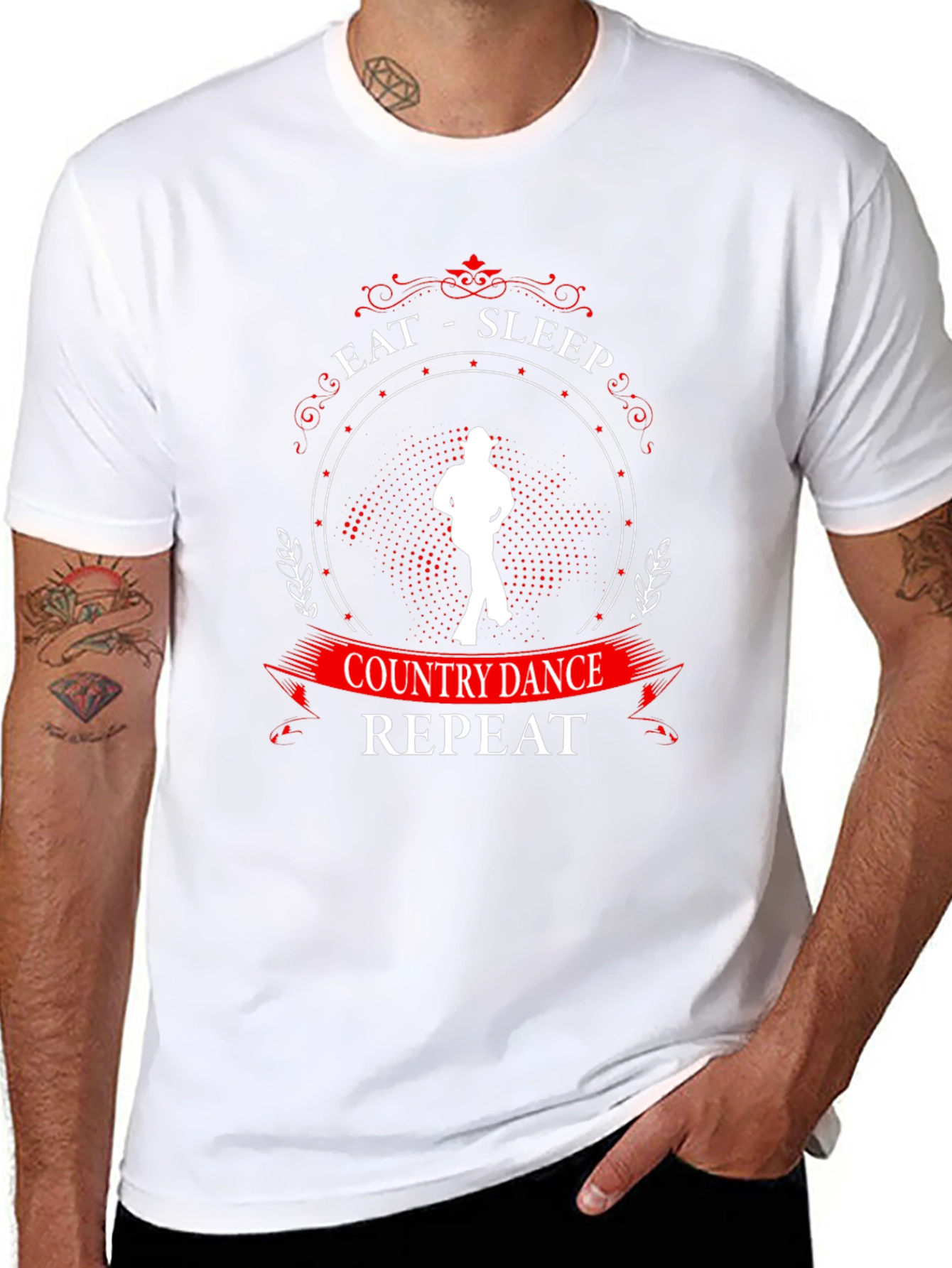 Eat Sleep Country Dance Repeat T-Shirt