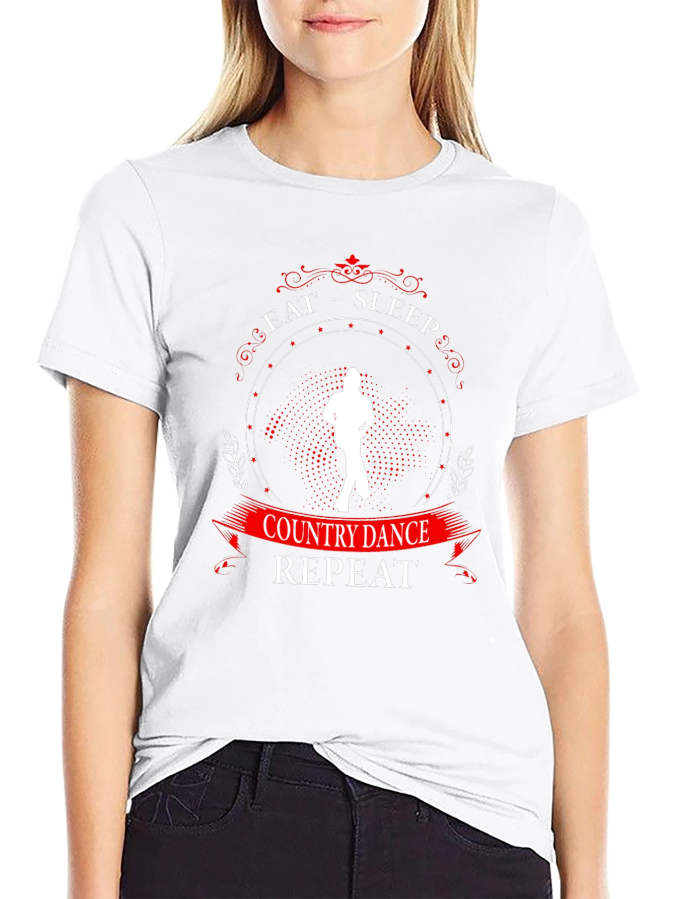 Eat Sleep Country Dance Repeat T-Shirt